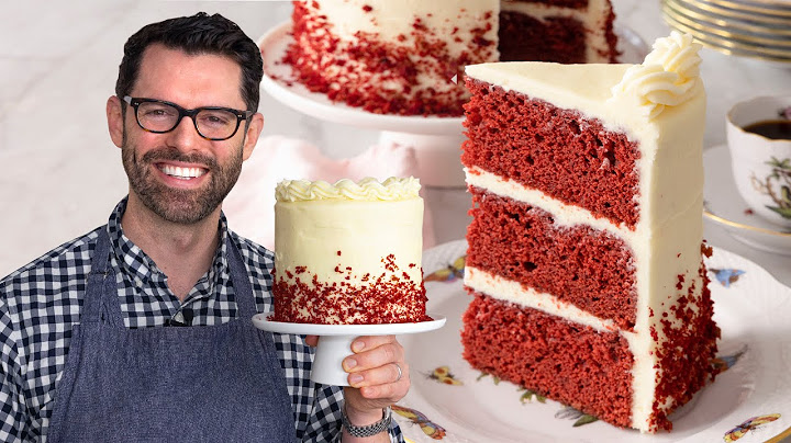 Απαλή και υγρή αμερικάνικη συνταγή για κέικ Red Velvet